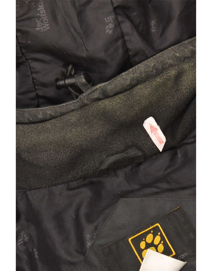 Jack Wolfskin Herre hættepolstret jakke UK 36/38 Medium Black Polyester