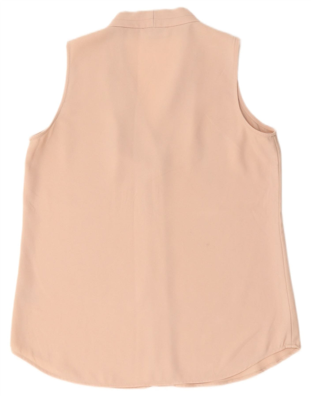 Calvin Klein Dame ærmeløs bluse Top UK 14 Large Pink Polyester