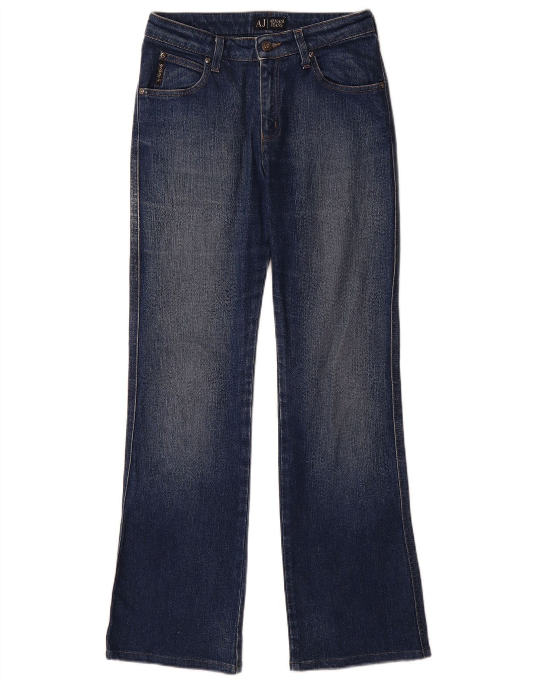 Armani Dame Bootcut Jeans W27 L29 Blå Bomuld