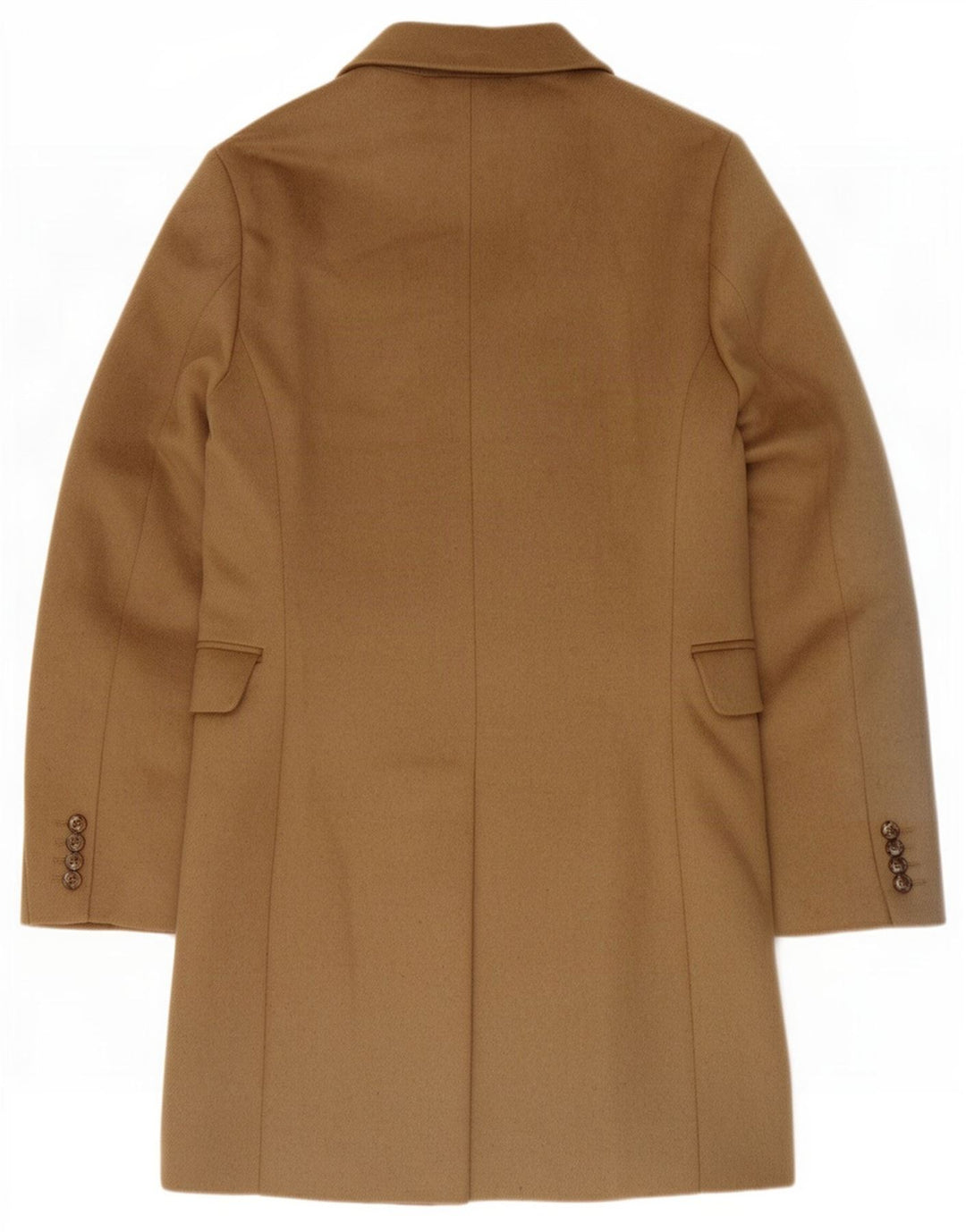 Marks & Spencer Overfrakke til mænd UK 36 Small Beige Polyester