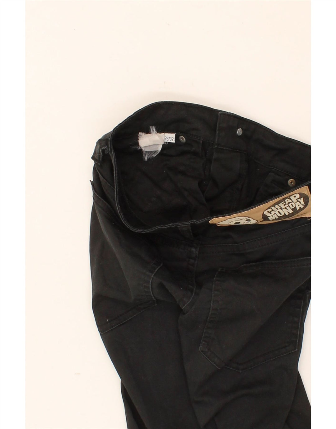 CHEAP MONDAY Womens Slim Jeans W26 L25 Black Vintage Cheap Monday and Second-Hand Cheap Monday from Messina Hembry 