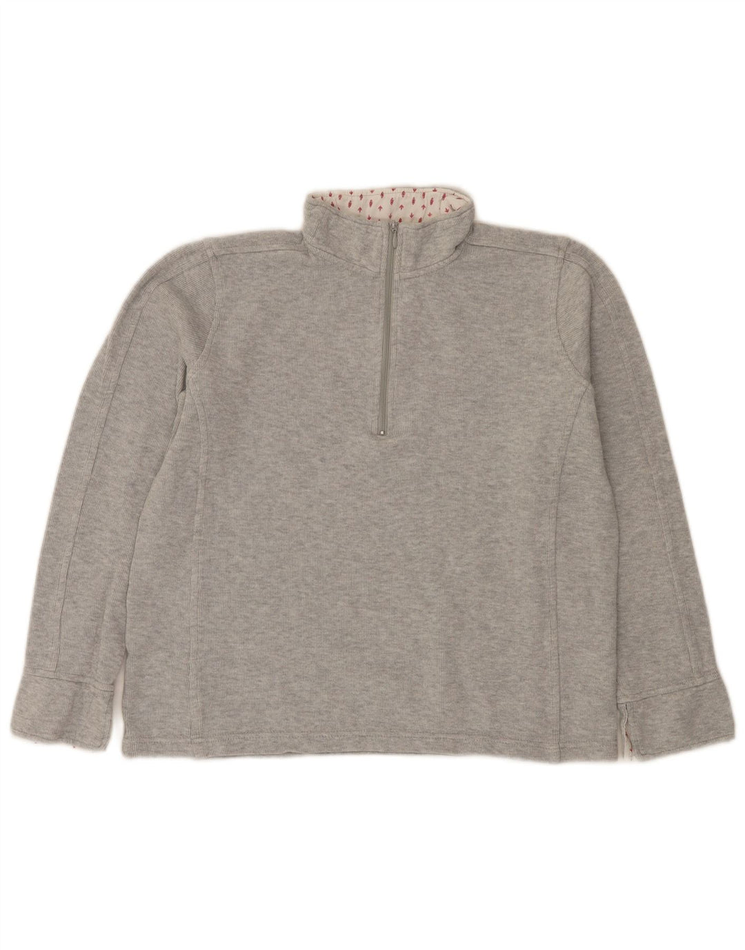 Orvis Sweatshirt med lynlås til kvinder DK 14 Medium Grå Bomuld
