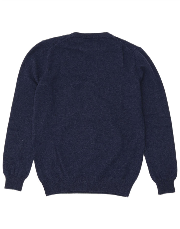 Gant herre rund hals sweater lille marineblå uld