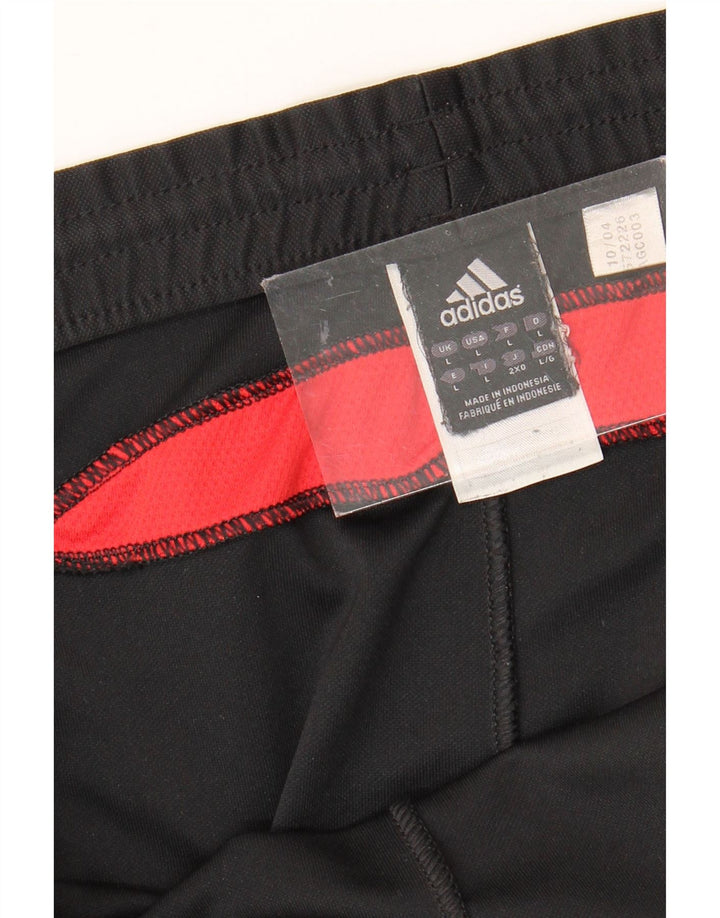 Adidas Sportsshorts til mænd, store sorte polyester
