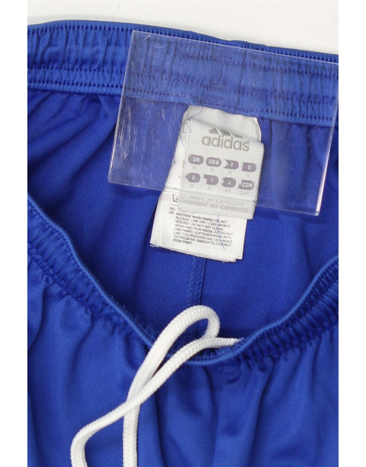 ADIDAS Boys Climalite Sport Shorts 9-10 Years Small  Blue Polyester Vintage Adidas and Second-Hand Adidas from Messina Hembry 