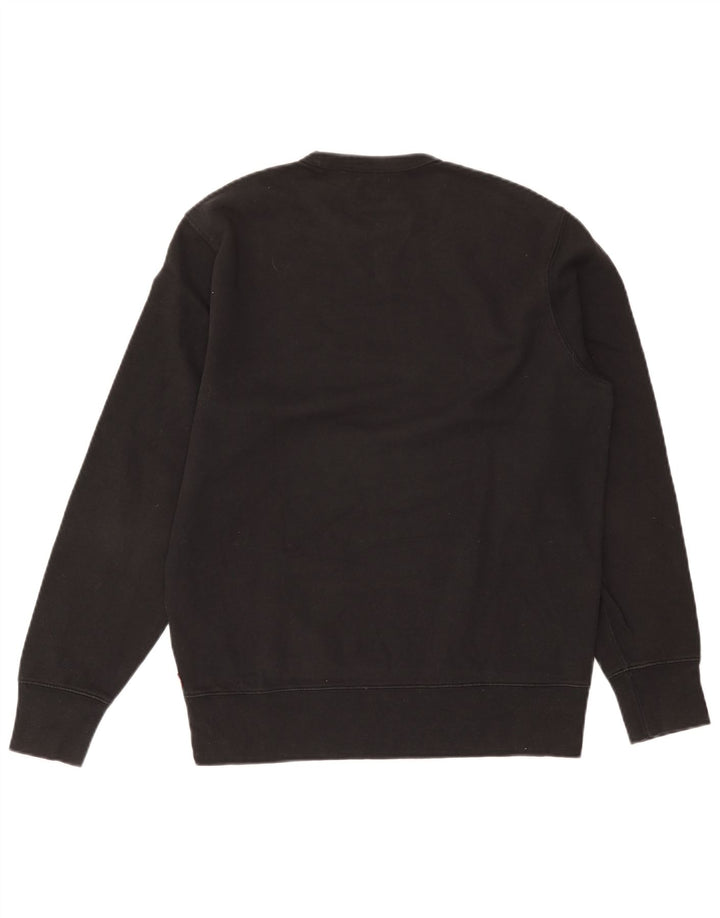 Levi's Herre grafisk sweatshirt jumper lille sort bomuld