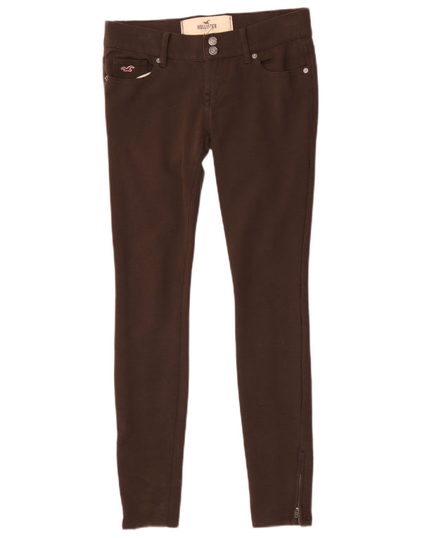 Hollister Dame Lavtalje Skinny Casual Bukser US 0 XS W28 L27 Brun