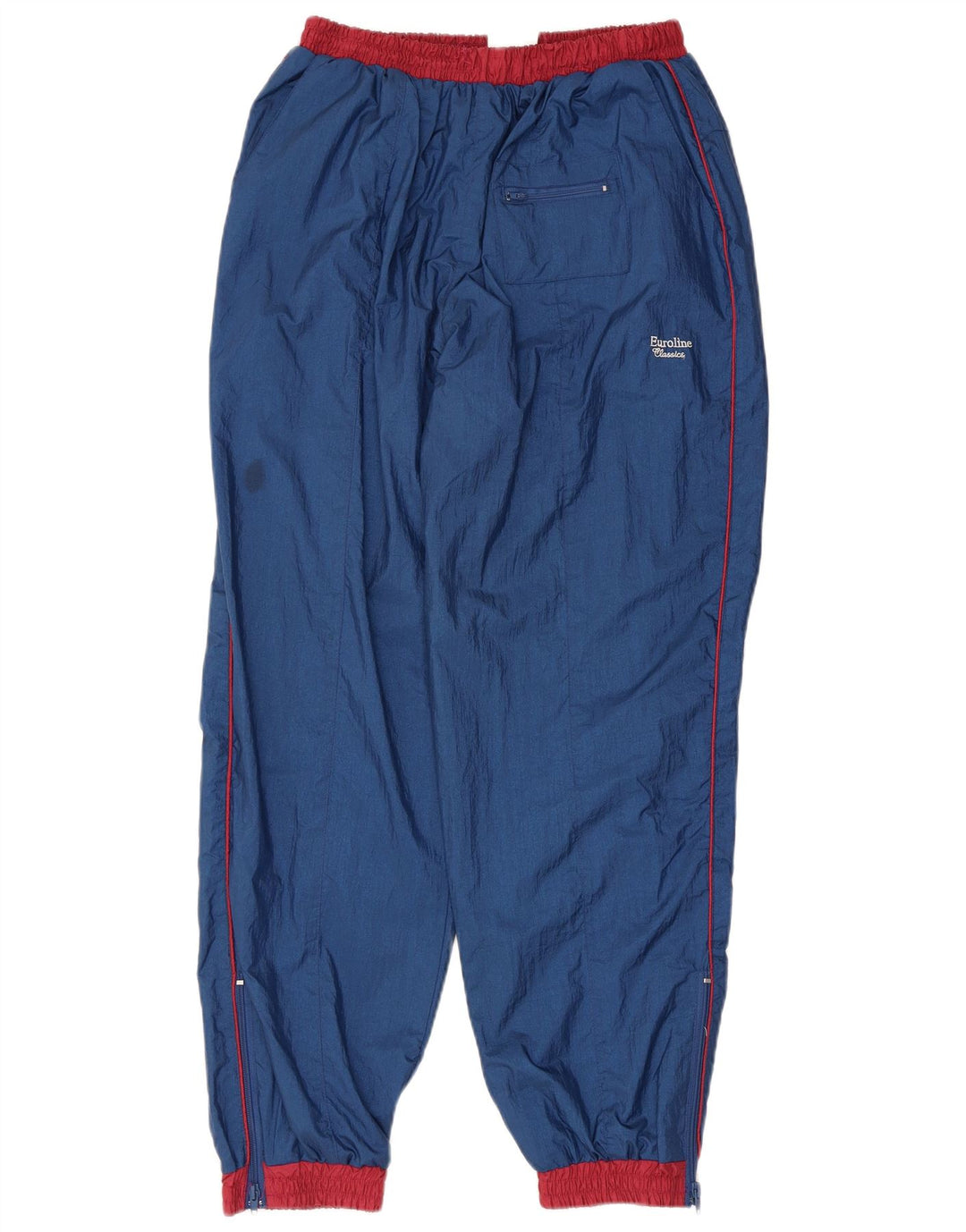 Vintage oversize hel træningsdragt til mænd Medium marineblå farveblok