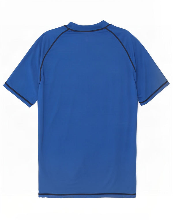 Mountain Warehouse Herre T-Shirt Top XL Blå Polyamid