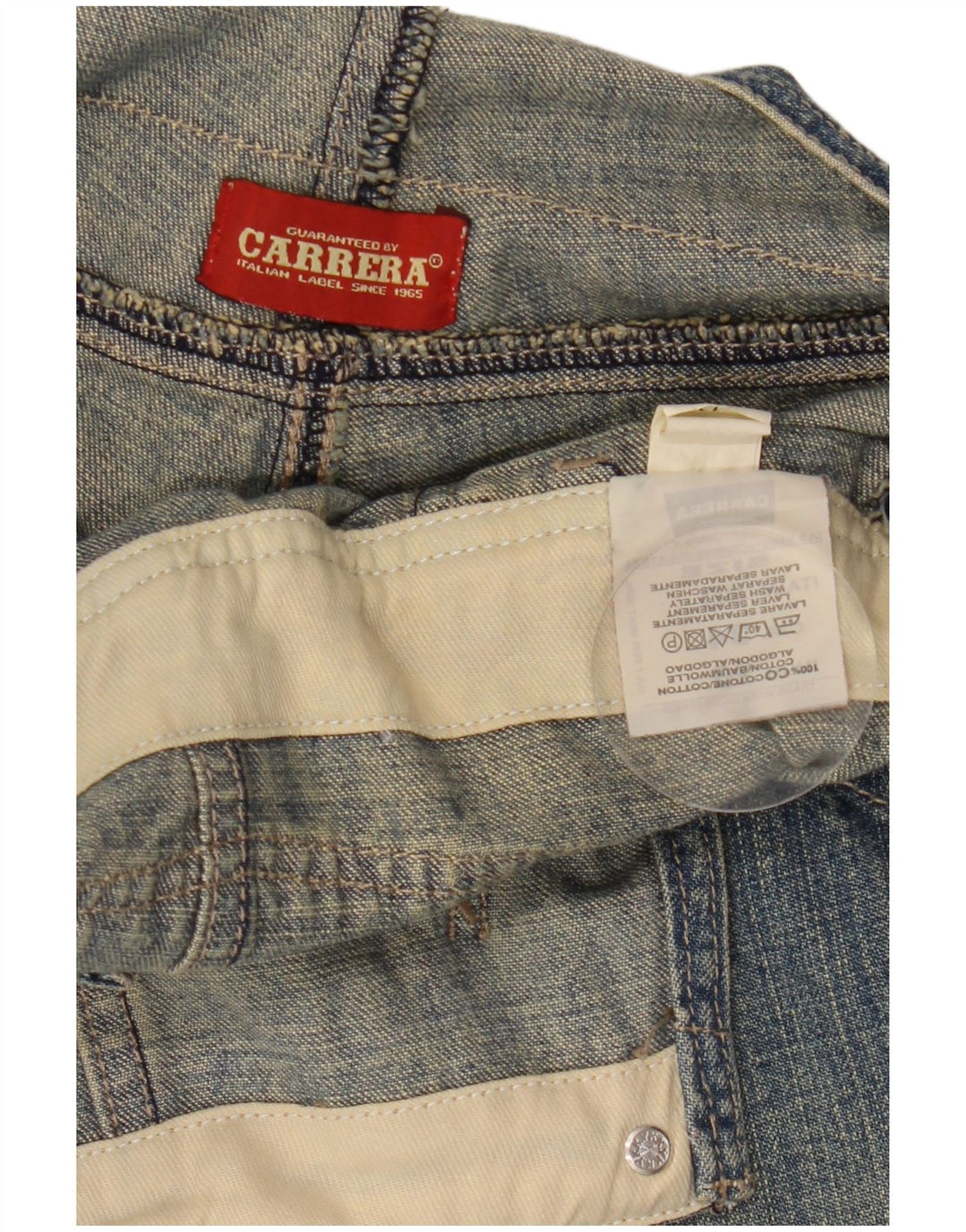 Carrera Damebukser Bootcut Jeans IT 40 Small W30 L35 Blå Bomuld