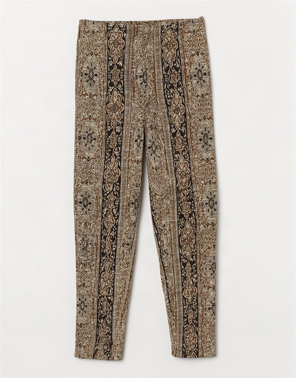 oktavia Womens Casual Trousers UK 12 Medium W26 L30 Multicoloured Paisley