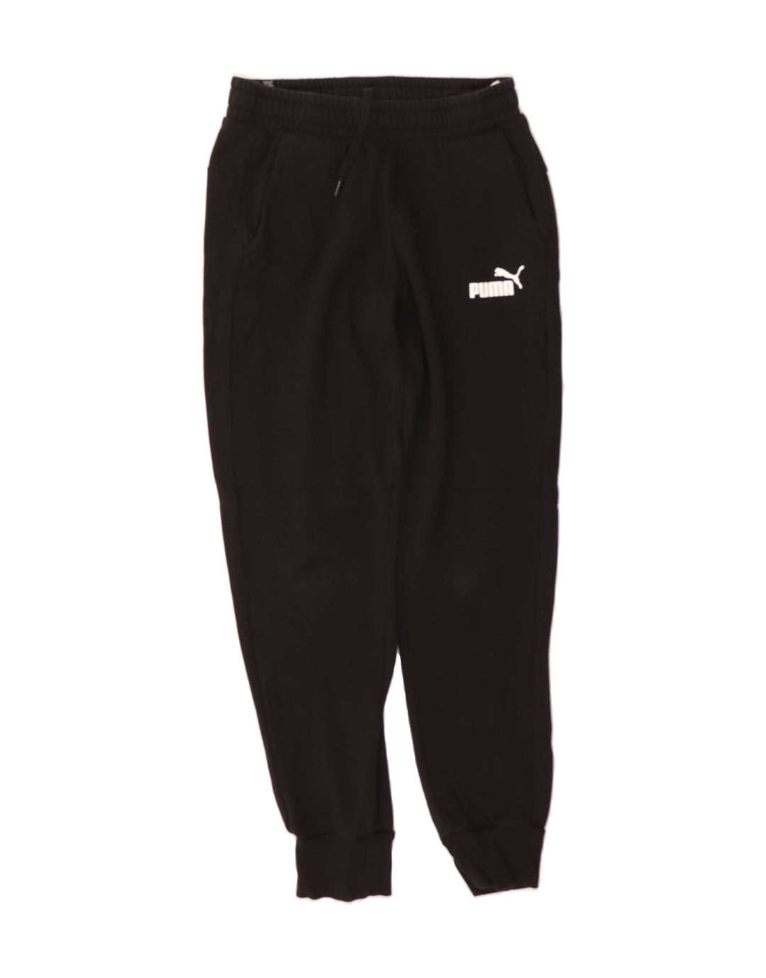 PUMA Womens Tracksuit Trousers Joggers UK 12 Medium  Black Cotton Vintage Puma and Second-Hand Puma from Messina Hembry 