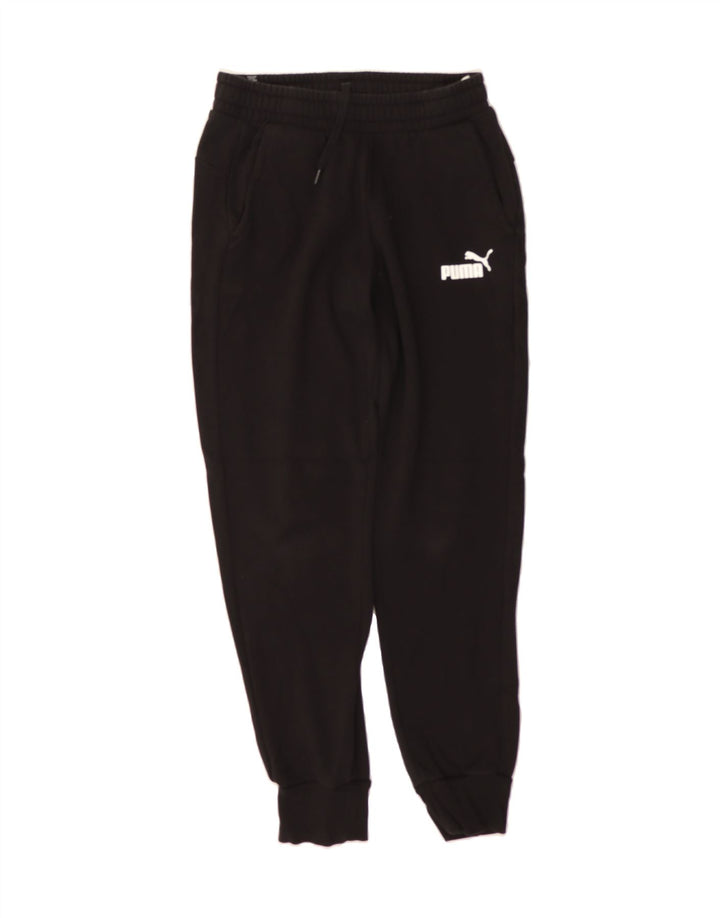 PUMA Womens Tracksuit Trousers Joggers UK 12 Medium  Black Cotton Vintage Puma and Second-Hand Puma from Messina Hembry 