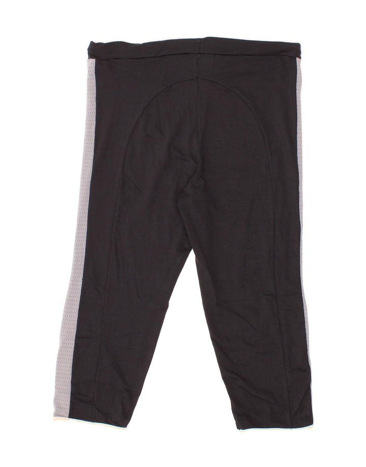 LOTTO Womens Capri Tracksuit Trousers Uk 12 Medium Black Colourblock Vintage Lotto and Second-Hand Lotto from Messina Hembry 
