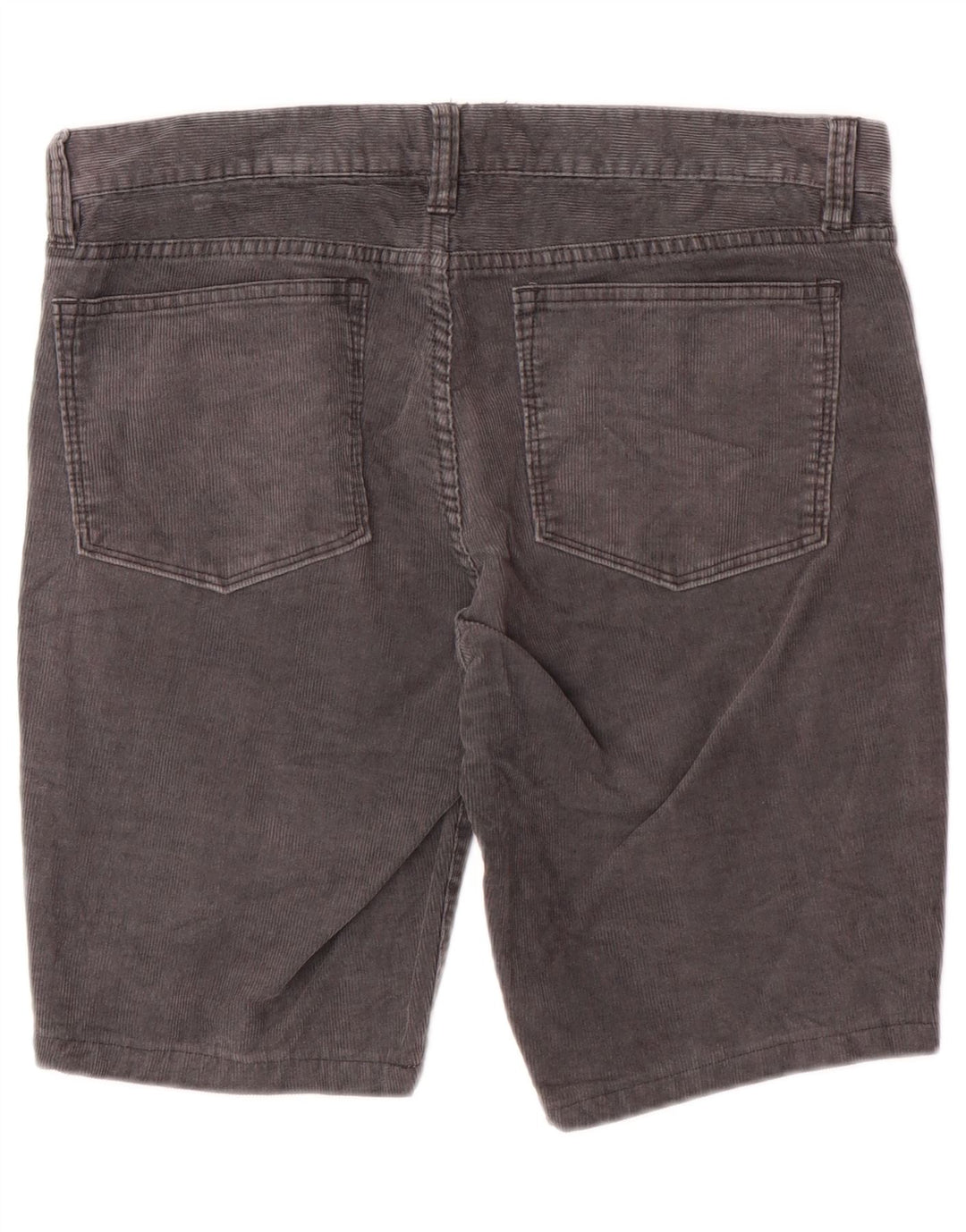 J. Crew Herretandstikker Corduroy Shorts W30 mellemgrå bomuld