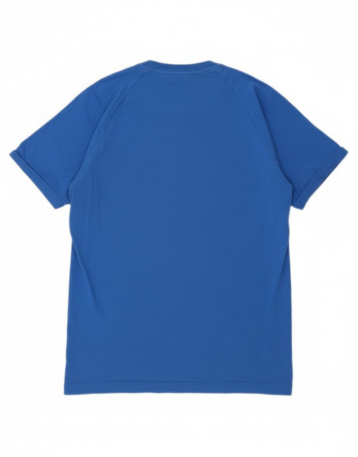 Adidas herre T-shirt top lille blå bomuld