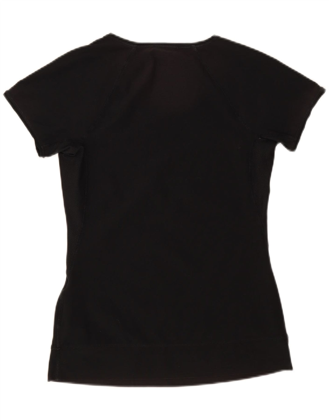 Nike Dame Dri Fit T-Shirt Top UK 12/14 Medium Sort Polyester
