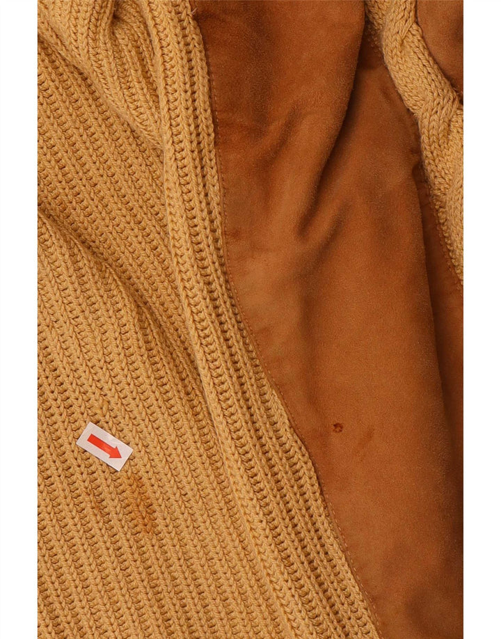 Vintage herre sweater med rund hals XL Beige