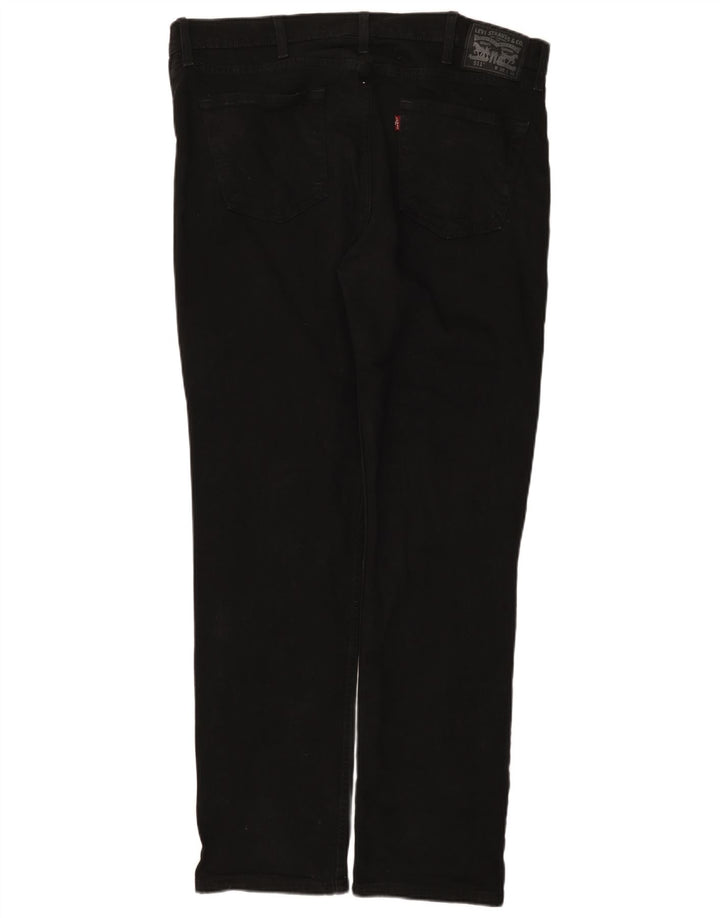 Levi's Herre 511 Slim Jeans W38 L32 Sort Bomuld