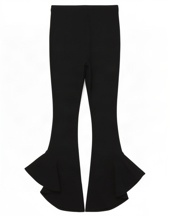 Topshop Dame Flare Bukser UK 14 Large Black Polyester