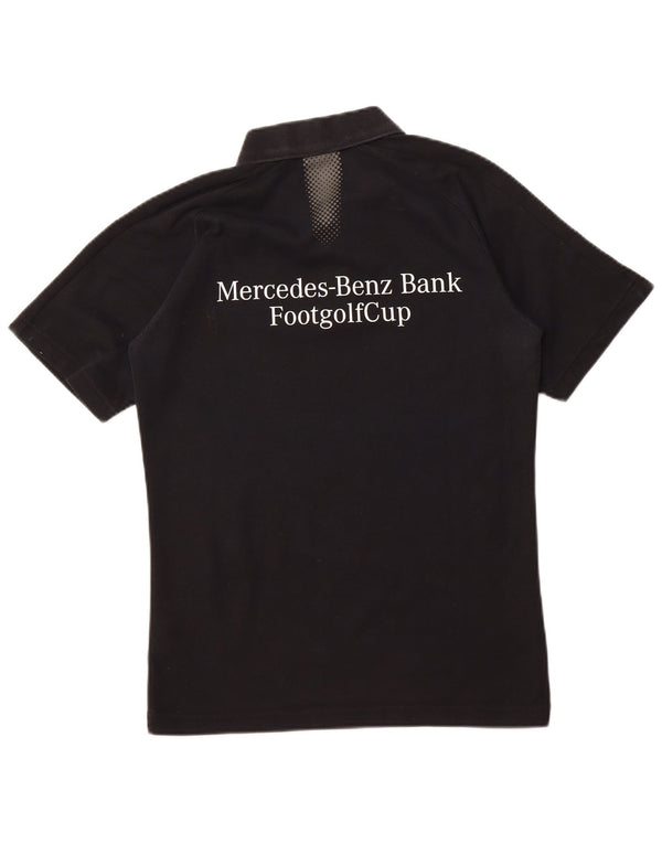 PUMA Grafisk poloshirt til mænd Medium sort bomuld