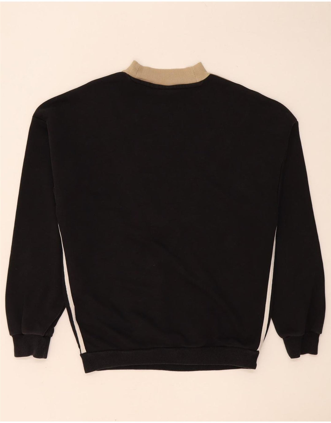 Adidas Dame Oversized Sweatshirt Jumper UK 10 Small Black Colourblock