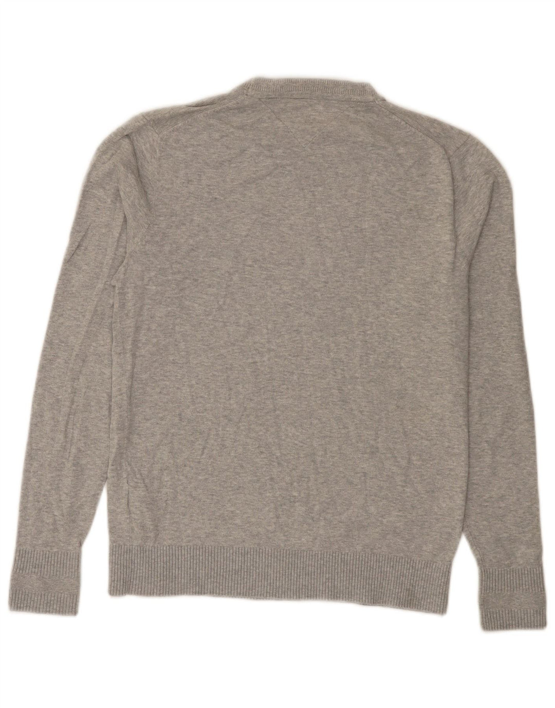 Tommy Hilfiger Herre Regular Fit Crew Neck Jumper Sweater Lille Grå Bomuld