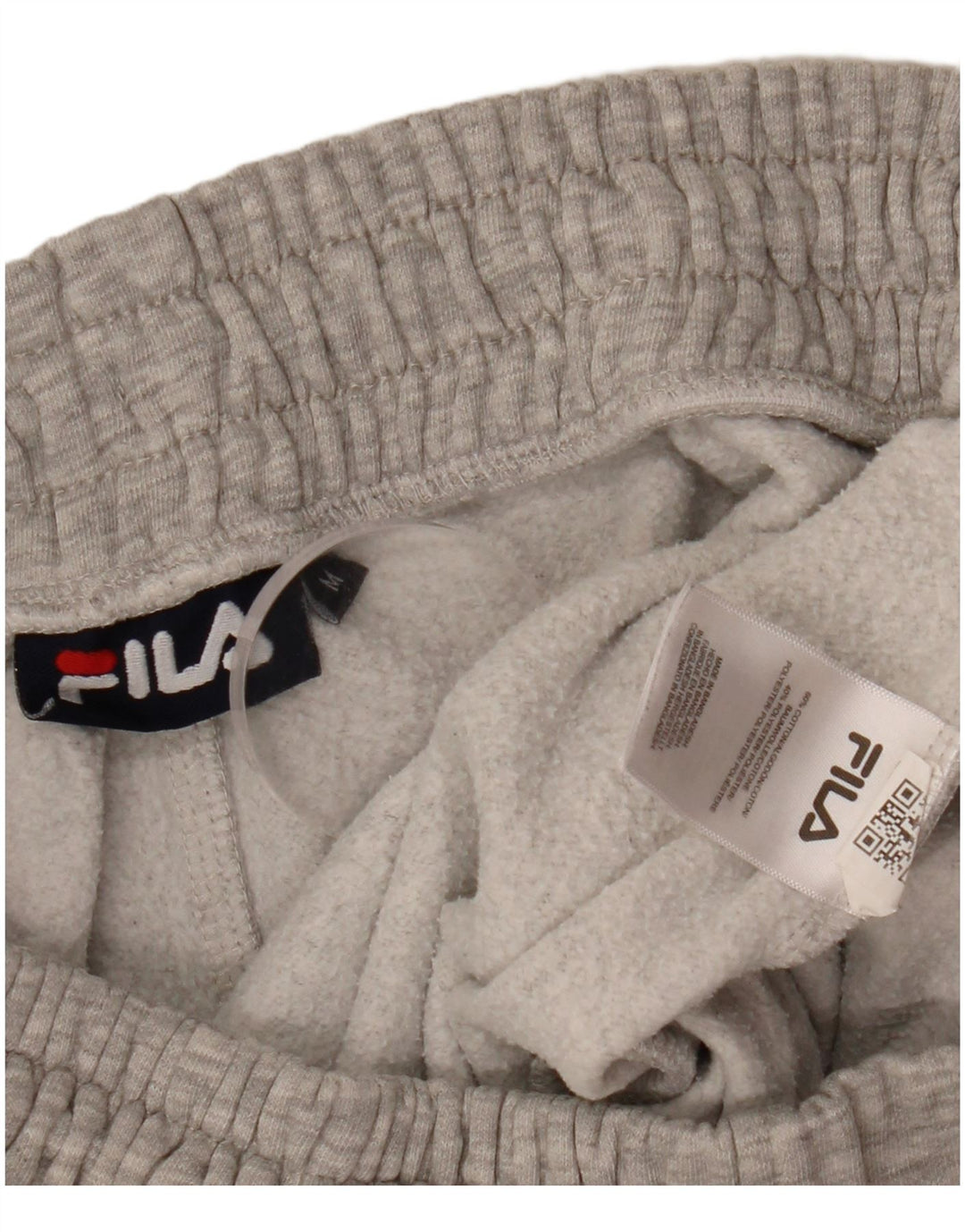 Fila Dame grafisk træningsdragt Bukser Joggers UK 14 Medium Grey Bomuld