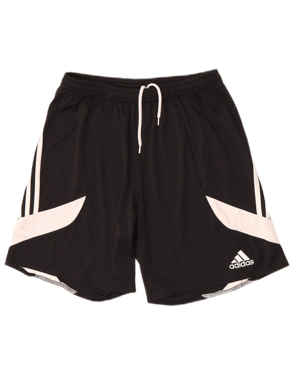 Adidas Herre Climalite Sportshorts Medium Sort Colourblock Polyester