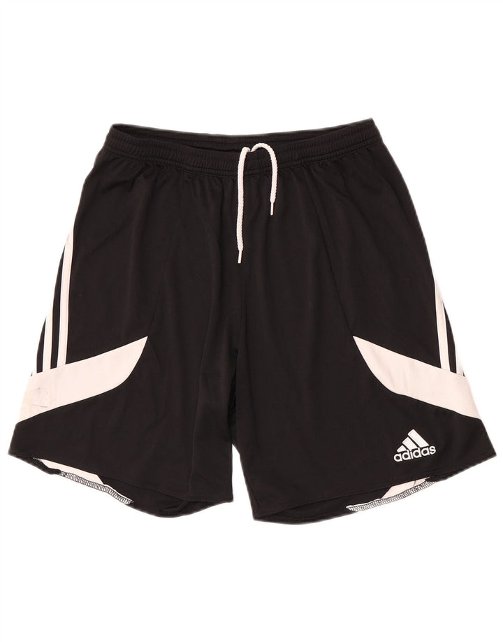 Adidas Herre Climalite Sportshorts Medium Sort Colourblock Polyester