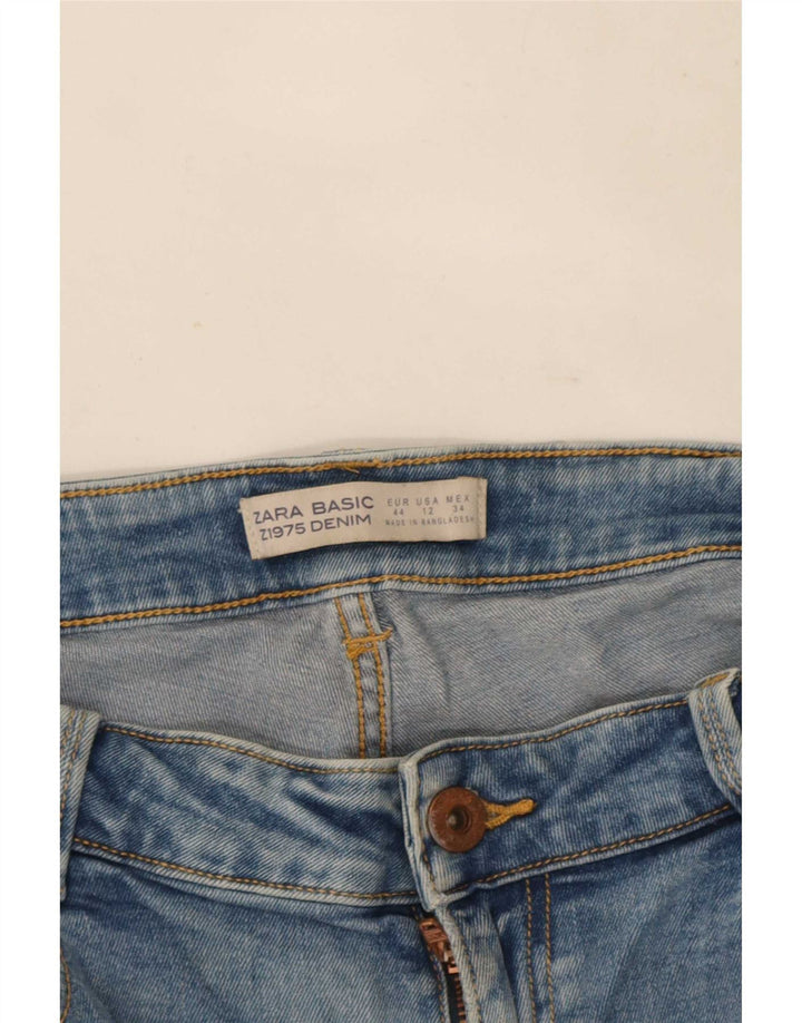 Zara Dame Slim Jeans EU 44 XL W34 L27 Blå
