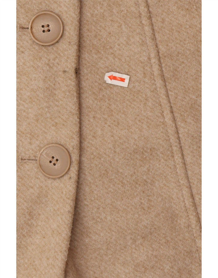 Oasis Dame Overfrakke UK 6 XS Beige Polyester
