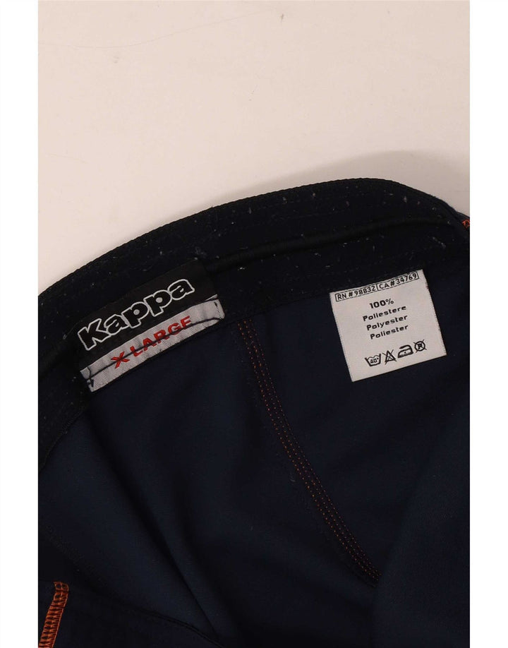 Kappa træningsdragt bukser til mænd XL marineblå polyester