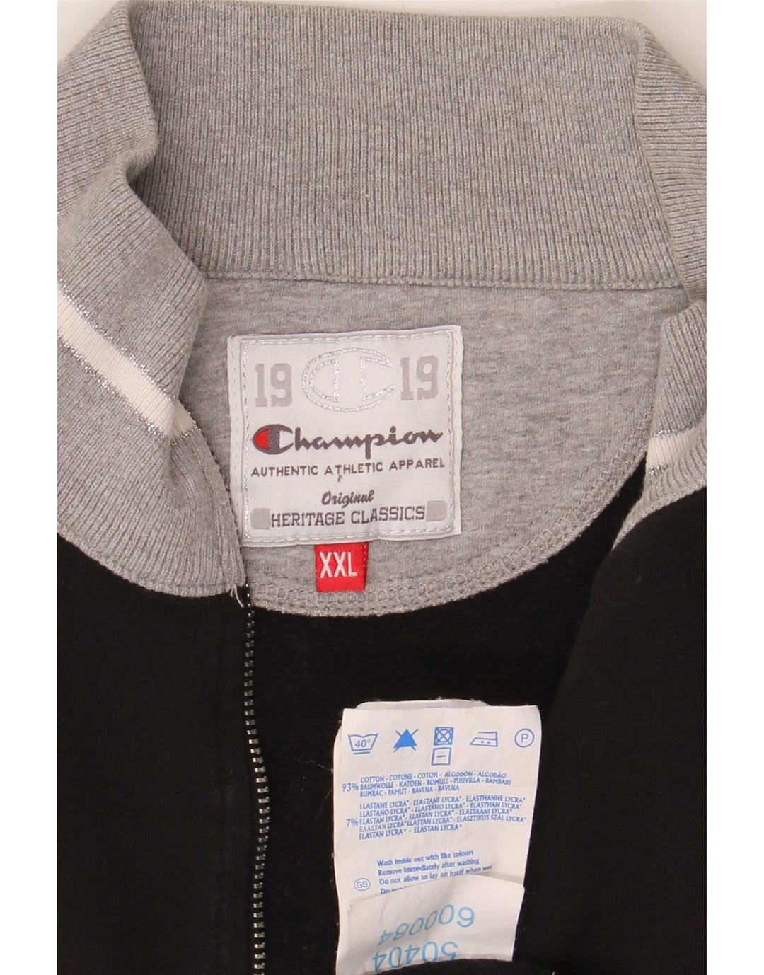Champion Womens Heritage Classics Træningsdragt Topjakke UK 20 2XL Sort