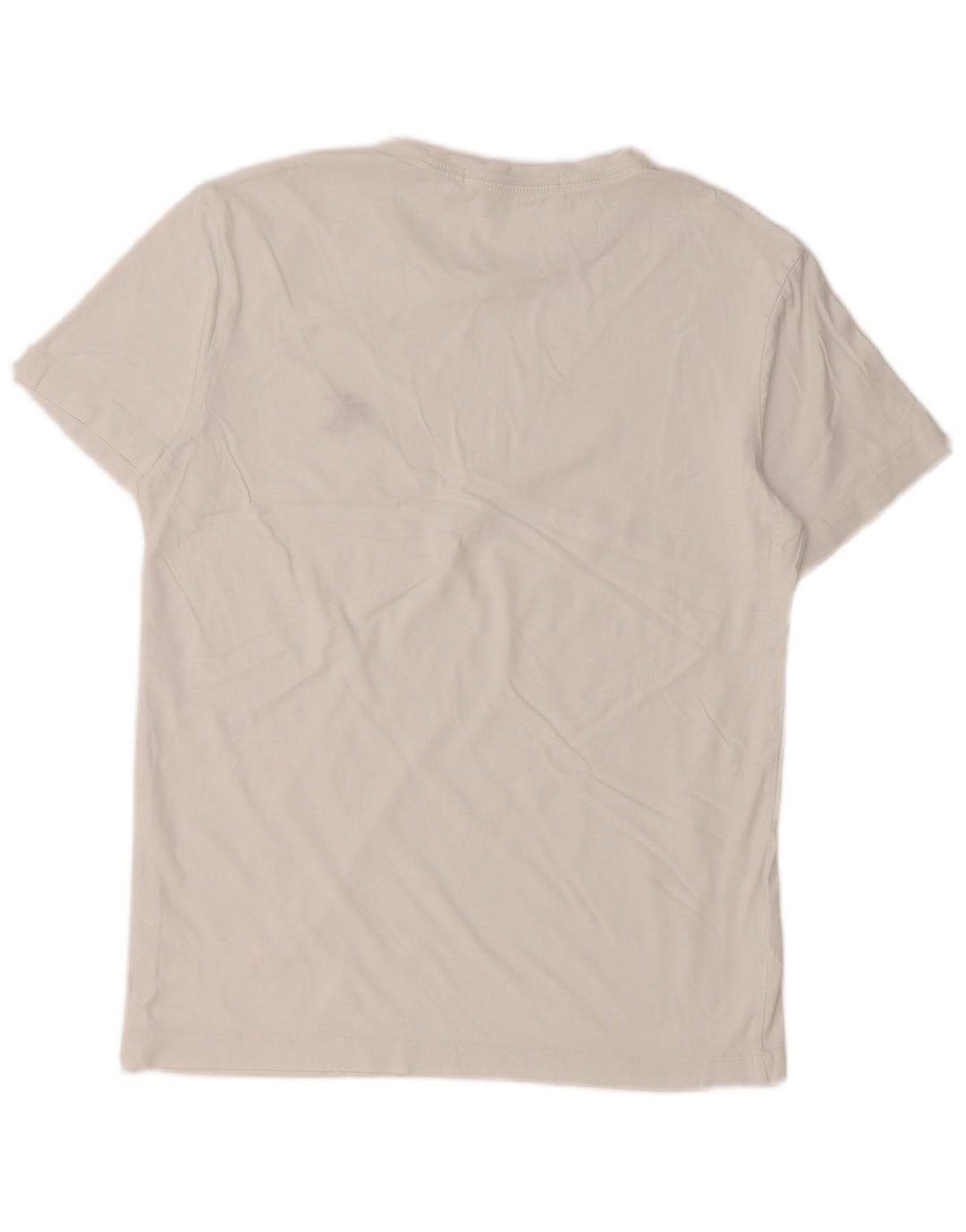 CALVIN KLEIN Dame T-Shirt Top UK 14 Medium White