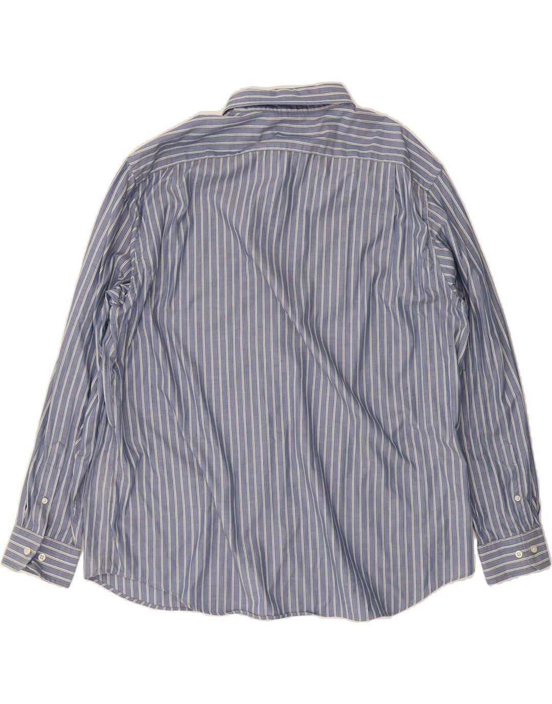 NAUTICA Mens Shirt 2XL Blue Striped Cotton Vintage Nautica and Second-Hand Nautica from Messina Hembry 