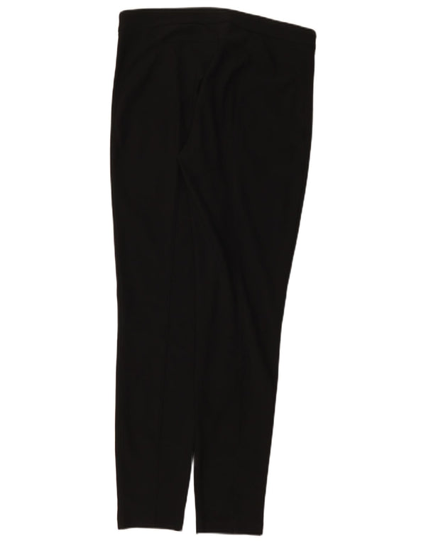 Benetton Dame Skinny Casual Bukser UK 12 Medium W32 L30 Sort Polyester