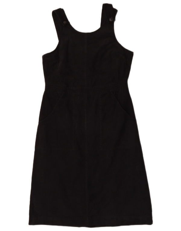 Seasalt Cornwall Dame Pinafore Dress UK 12 Medium Sort Bomuld