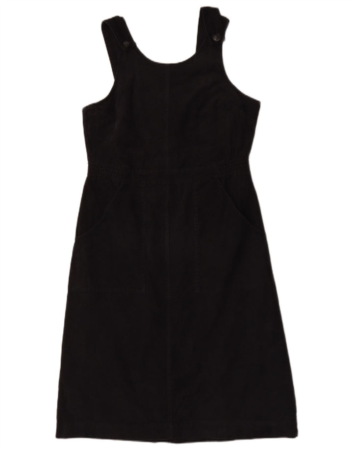 Seasalt Cornwall Dame Pinafore Dress UK 12 Medium Sort Bomuld