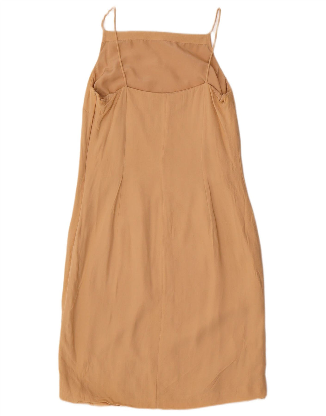 Marella Dame Slip Dress UK 12 Medium Beige Viscose