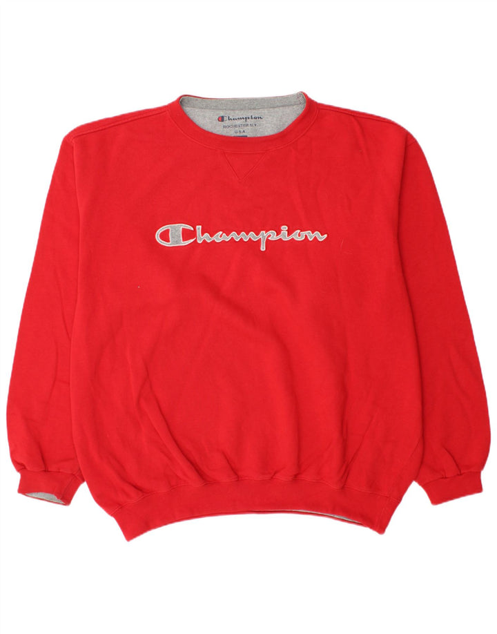 CHAMPION Grafisk sweatshirt til mænd XL Rød