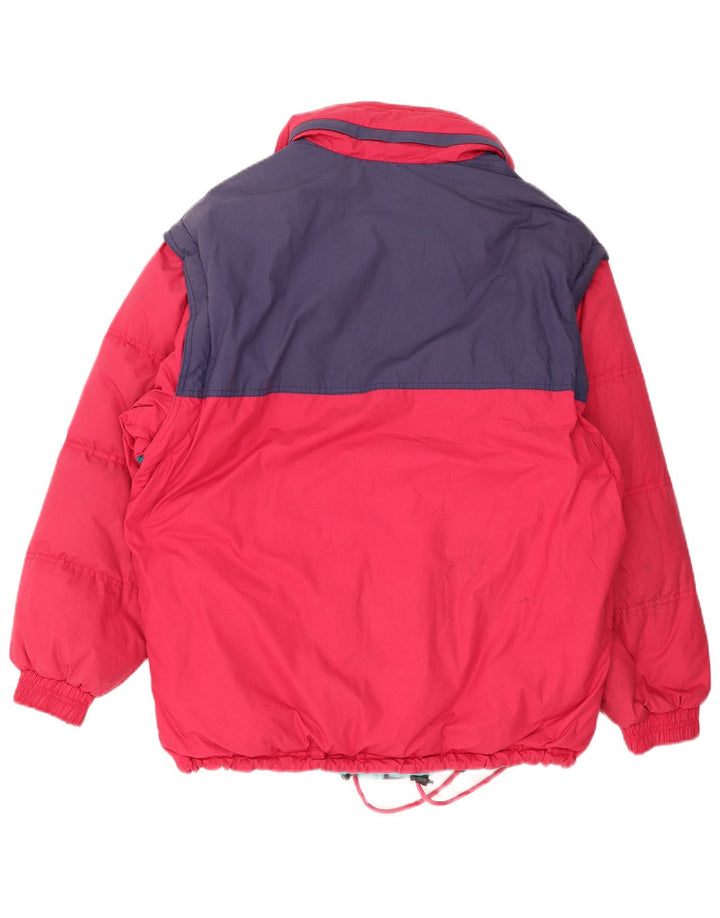 Diadora Herre Skijakke UK 38 Medium Pink Colourblock Polyester