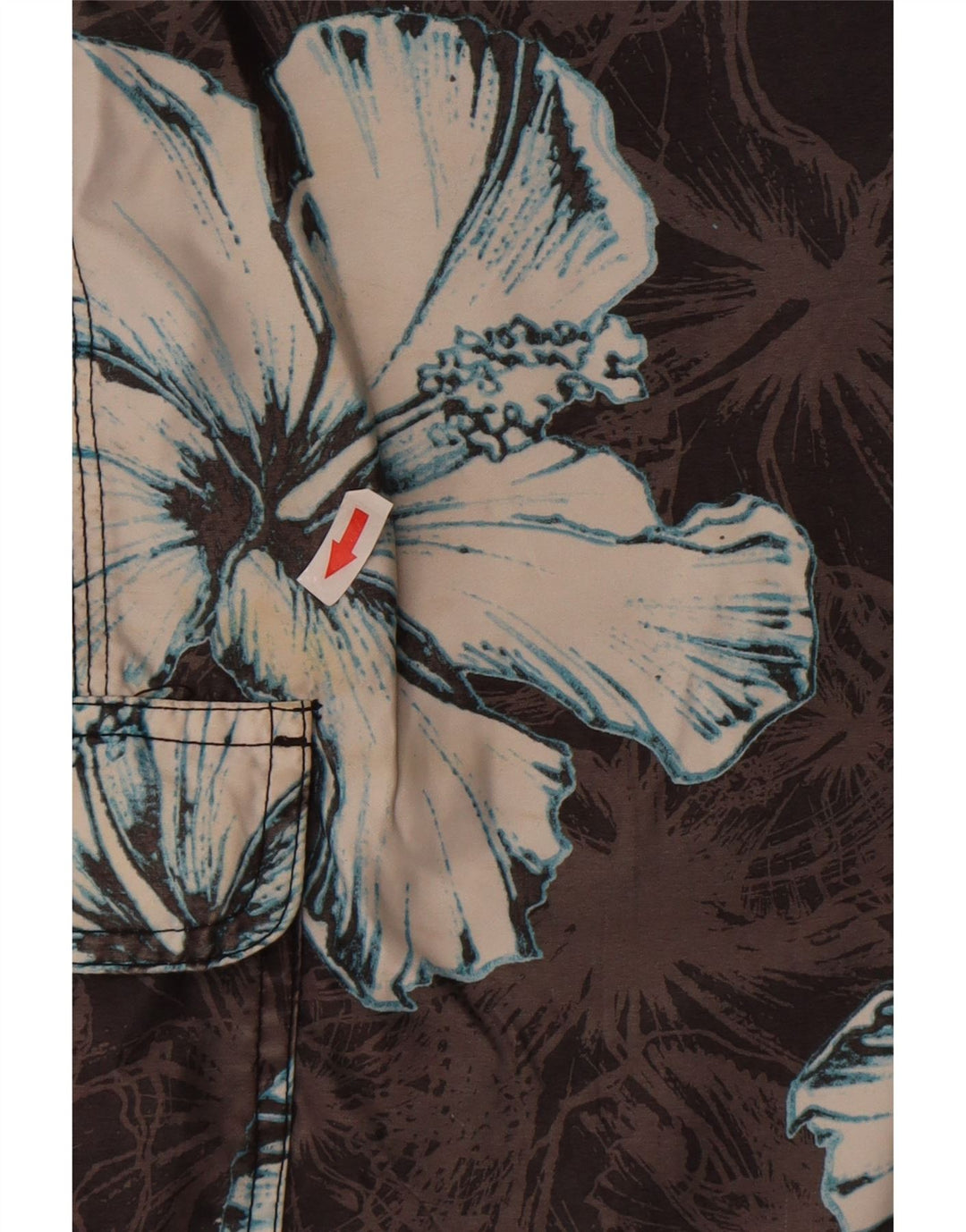 Hurley Herre grafiske badeshorts Medium Grey Floral Polyester