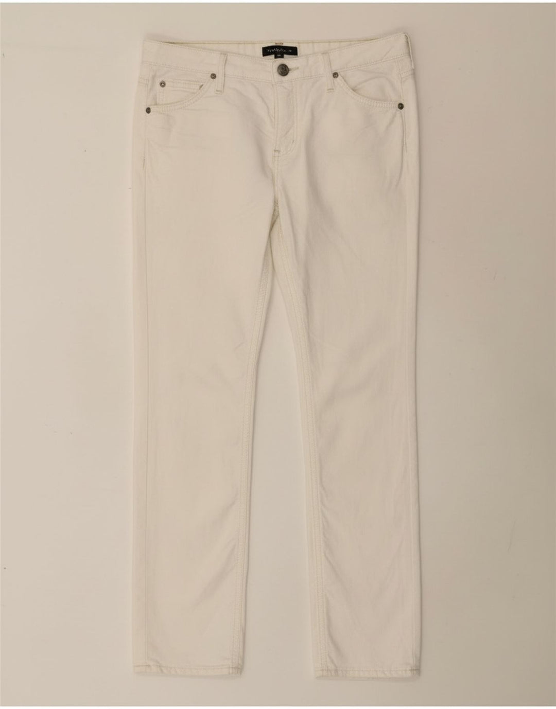 Lee Dame Lynn Skinny Jeans W30 L33 Hvid Bomuld
