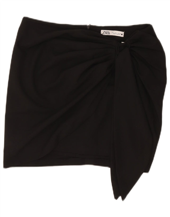 Zara Dame Mini Nederdel Large W30 Sort