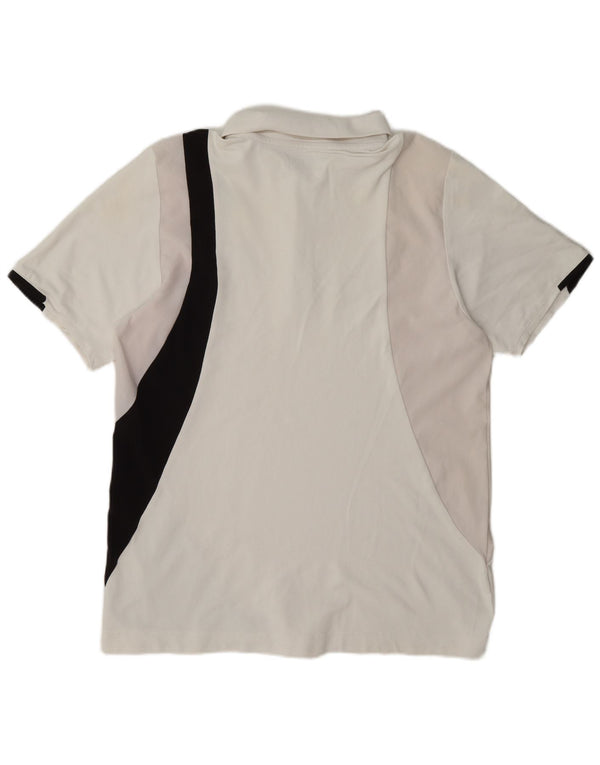 Lotto Herre Polo Shirt Stor Hvid Colourblock Nylon