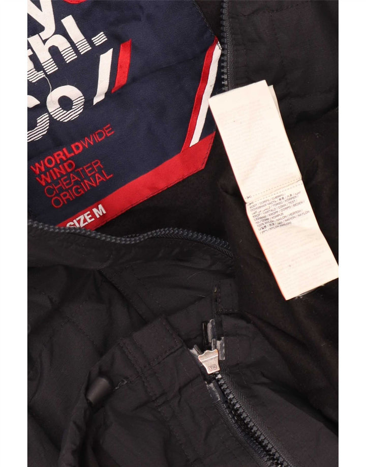 Superdry Polstret Herrejakke UK 38 Medium Sort Nylon