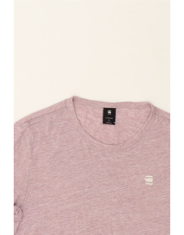 G-STAR Mens T-Shirt Top Small Pink Cotton Vintage G-Star and Second-Hand G-Star from Messina Hembry 