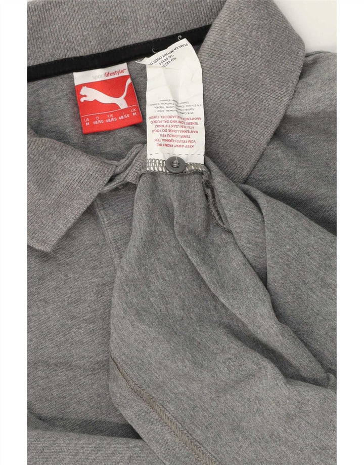 Puma herre poloshirt mellemgrå bomuld