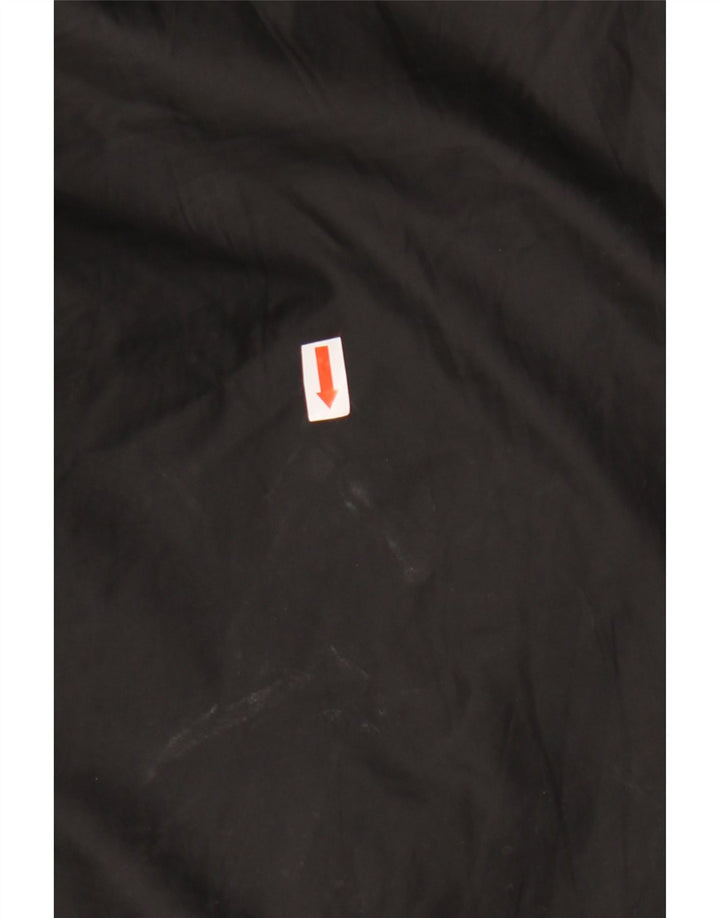 Adidas Herre Hooded Windbreaker Jacket UK 44 2XL Sort Polyester